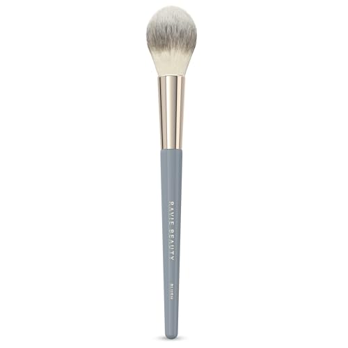 Ravie Beauty Blush Brush - Best Fluffy Makeup Brush for Cheeks, Ultra Soft Powder & Bronzer Brush, Professional Synthetic Bristles