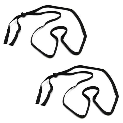 2 Pack Neck Microphone Holder Hands Free Wireless MIC Stand Stay with Adjustable Necklace Strings for Musician Magician Performance Teacher Classroom Singer Stage Magic Tricks
