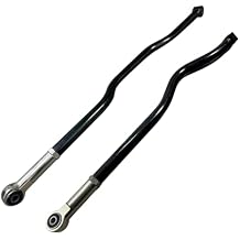 Pair Front and Rear Adjustable Forged Track Bar for 0-6" Lift Compatible with 2007-2018 Jeep Wrangler JK