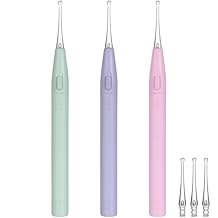 3Pcs Earpick Ear Scoop Ear Wax Removal Tools LED Light Earpicks Safety Cleaner Tool