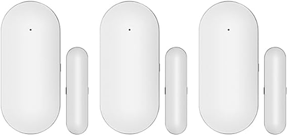 3 Pack Door and Windows Sensors,433 MHz Entry Sensors Compatible with PGST A103F A105F A107F A108F A109F A01F A02F A519W Home Alarm System