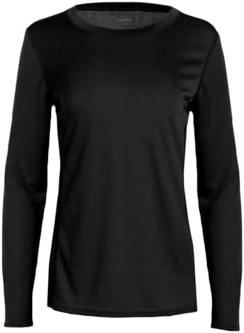 Polarmax Womens Double Layer Crewneck Midweight Relaxed Fit Base Layer