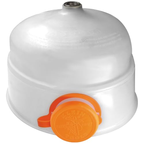 Klein Tools 31101 Collapsible Hole Saw Dust Bowl, Ideal for Overhead Can and Recessed Lighting, Fits Hole Saws up to 6-38-Inch, Arbors up to 12-Inch