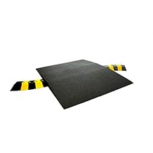 UltraTech 1824 Ultra-Sidewinder Cable Protection Ramp, Large, Black