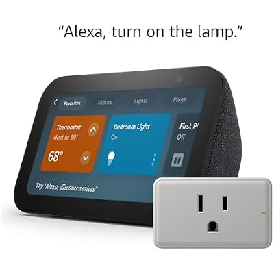 Echo Show 5 with Legrand Radiant Smart Plug