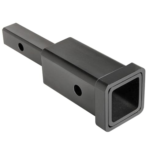 REESE Towpower 7020500 Trailer Hitch Receiver Adapter, Converts 1-14 Inch Square Receiver Opening to 2 Inch, 3,500 lbs. Capacity, 6 Inch Length