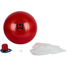 Wicked Big Sports Little Kids Kickball-Supersized Kickball Outdoor Sport Tailgate Backyard Beach Game Fun for All, Original Version, red