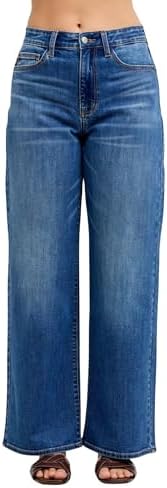Judy Blue High Waist Wilhelmina Baggy Jeans, Inseam 31"
