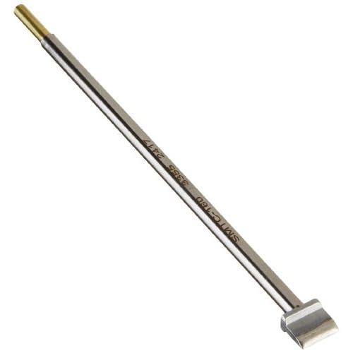 Metcal SMTC-160 Series SMTC Hand Soldering Rework Cartridge for Most Standard Application, 412C Maximum Tip Temperature, Blade, Long, 10mm Tip Size