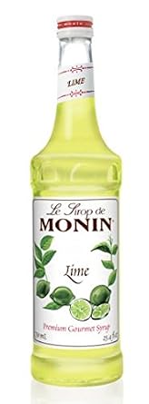 Monin Lime syrup 750ml (25.4oz)