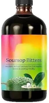 Soursop Bitters - Internal cleansing, supporting digestive health and immune function。 Botanical Bitter Formula for Daily Wellness Routine, Easy to Use Liquid for Home, Travel and Everyday Use
