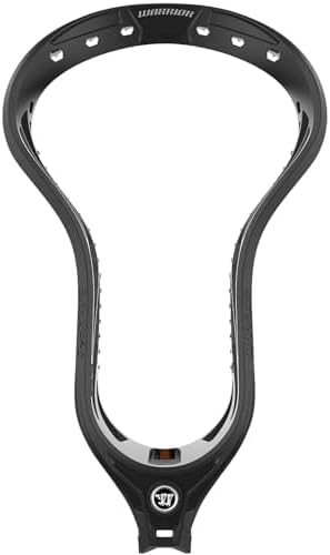 Warrior Burn XP2-D Lacrosse Head, Unstrung (Black)