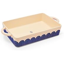 Great Jones Hot Dish (Blueberry) | 9"x13" Ceramic Casserole Dish | Oven-Safe to 500F | Dishwasher, Freezer & Microwave-Friendly | Perfect for Lasagna, Cakes, Roasts & More | Durable Bakeware