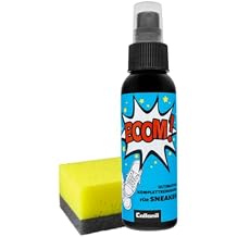 Collonil BOOM Sneaker Cleaner Kit 3.38 fl oz All-in-One Shoe Cleaner for Sneakers, Suede, Leather & Fabric Includes Sponge Cleans Soles, Mesh & Laces Powerful Magic 4 Formula Made in Germany