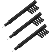 3pcs Hearing Aid Cleaning Brush, Hearing Aid Cleaning Tools Hearing Amplifier Brushes with Wax Loop and Magnet Hearing Aid Cleaner for Hearing Aid Users