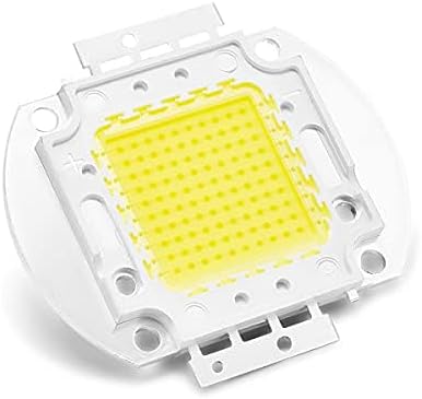 CHANZON High Power Led Chip 100W White (6000K - 6500K / 3000mA / DC 30V - 34V / 100 Watt) Super Bright Intensity SMD COB Light Emitter Components Diode 100 W Bulb Lamp Beads DIY Lighting