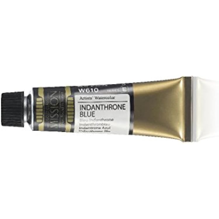 Mijello Mission Gold Class Water Color Paint, 15ml Tube, Indianthrone Blue W610