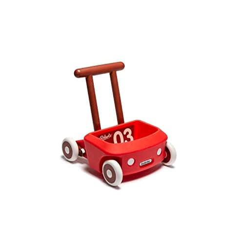 Italtrike Roberto Baby Walker, Push & Pull Baby Toy, Learning to Walk, Toddlers, Safety Brake, Storage Compartment, Speed Control, Indoors & Outdoors Use - Ages 10 Months  Made in Italy