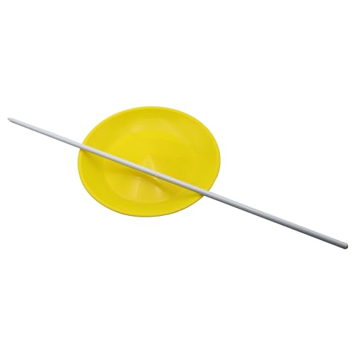 Juggling Spinning Plates with Sticks for Game Toys and Circus Skills Multi-Colors 1 Pack