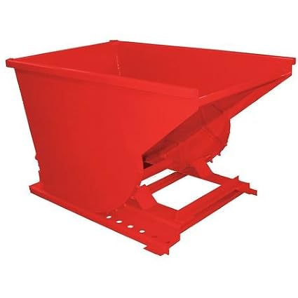 Self Dumping Hopper, Medium Duty, Red