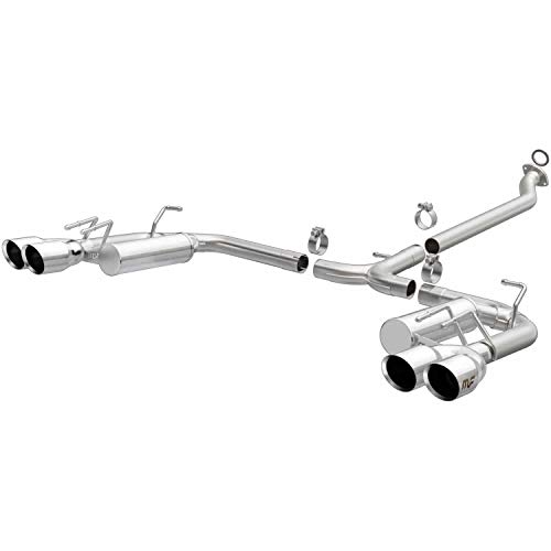 MagnaFlow Performance Exhaust System 19494: Cat-Back, Street Series, For 2018-2024 Toyota Camry XSE 2.5L, Quad Split Rear Exit Style