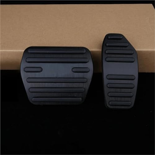 Compatible with Nissan Qashqai J11 J12 2014 2015 2016 2017 2018 2019 2020 2021 2022 2023 Car Accelerator Brake Pedals Cover Pad Accessories(at 2pcs Black)
