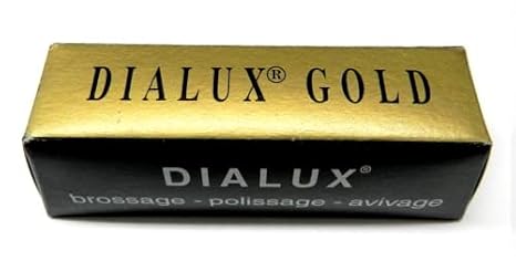 Dialux Gold Polishing Compound Jewelry Rouge Super-Finish Highest Gloss - 1 Bar