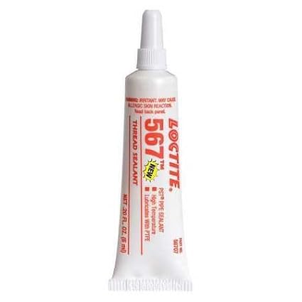 Loctite 567 Thread Sealant With Ptfe 6 Ml Tube