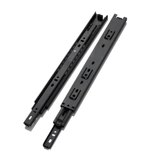 Full-Extension Drawer Slides 35mm Three Sections Funiture Rail Kitchen Cabinet Ball Bearing Drawer Slide High Load Bapacity 77 Lbs14 Inch 350mm