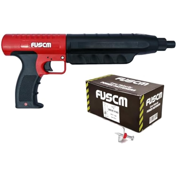 1-14 Washered Fastener  .22 Cal Powder Actuated Tool with Silencer