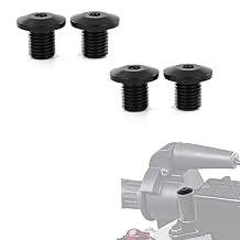 Xitomer M10x1.25 Motorcycle Mirror Hole Plug Screw, Fit for CRF300L Rally/GROM MSX 125/ MT-07/ XSR700/ Tracer 9 /Tenere 700/Pan America 1250/ GSX-R 750 Bar End Mirror Screw Universal