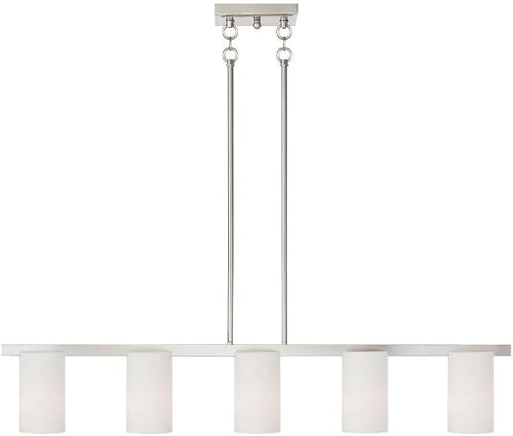 Livex Lighting 1327-91 Astoria 5-Light Chandelier, Brushed Nickel