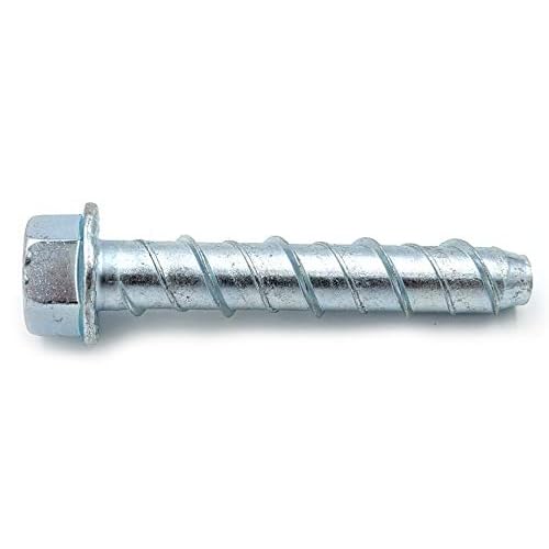 CONFAST LDC123 12 x 3 Zinc Plated Large Diameter Concrete Screw for Anchoring to Masonry, Brick or Block 25 per Box