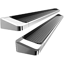 APS Premium 6in Running Boards Compatible with Ford F150 SuperCrew Cab & 17-26 F250 15-26