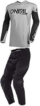 O'Neal 上下セット Element 2021年 モデル Threat グレーブラック/XL＆38 並行輸入品