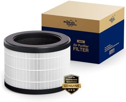 Genuine MSB5 Air Purifier Filter Replacement, 3-in-1 High-Efficiency H13 True Hepa Air Filter Replacement for Smoke Pollen Dander Hair Smell-Standard Version 1 Pack