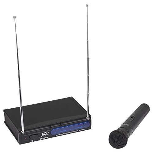 Peavey PV-1 Wireless Microphone System, UHFVHF Frequencies, Diversity Receivers, XLR Connectivity
