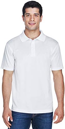 Harriton Mens 4 oz. Polytech Polo 6XL WHITE