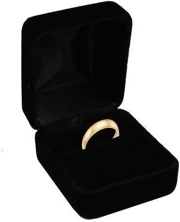 Black Velvet Ring Box