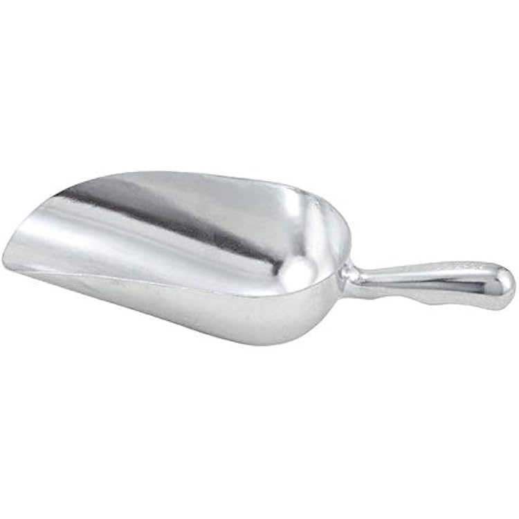 NEW, 24 Oz. Ounce Bar Ice Scoop, Dry Bin Scoop, Dry Goods Scoop, Candy Scoop, Spice Scoop, Cast Aluminum, Set of 12