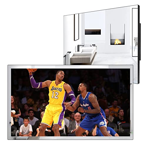elecsung 27inch Smart Mirror Bathroom TV 1080P Waterproof webOS System with Integrated HDTVATSC Tuner, Dolby Atmos,Built-in Alexa, Speakers, Wi-Fi and Bluetooth, SS270U23, 2025 Model
