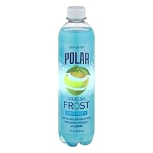 Polar Beverages Frost Sparkling Water, Arctic Twist, 17 Fluid Ounce (Pack of 12)