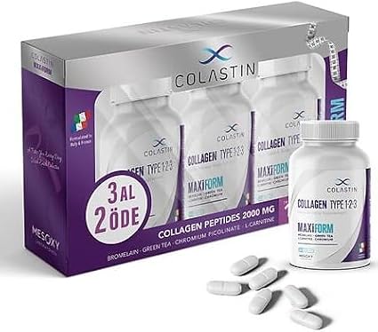 Colastin Maxiform Kolajen Tip 1 · 2 · 3 Güzellik Ve Form Bir Arada | 3 Al 2 Öde | 180 Tablet