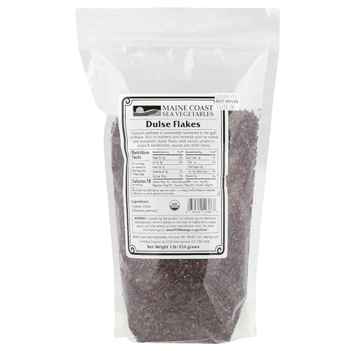 Maine Coast Sea Vegetables Dulse Flakes, 1 lb 454 g
