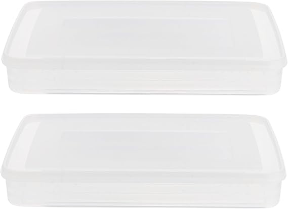 COLLBATH Dumpling Box Snack Containers with Lid Kitchen Freezer