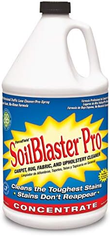 ForceField SoilBlaster Stain Remover for Clothes, Carpets, Upholstery & More, Concentrate - 1gal
