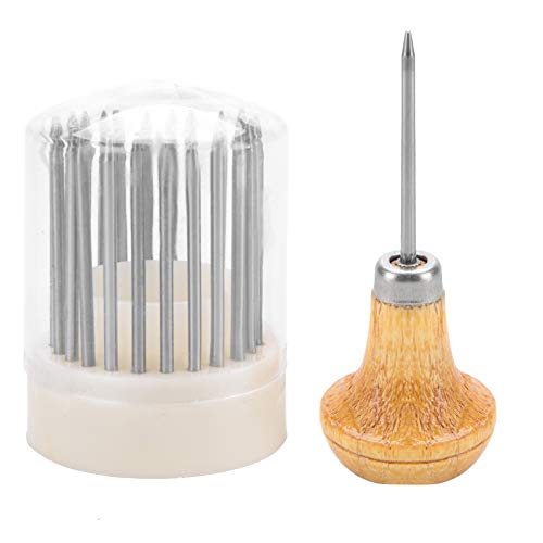 Tomotato Beading Grain Tool, Professional Jewelry Setting Graver with 24pcs Metal Beading Tools for DIY Crafting Jewelry Making, Diamond Bead Setting Engraving Kit for Handmade Jewelry