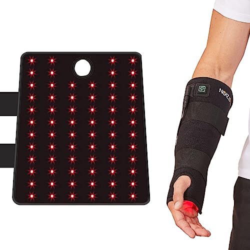 MTZION Red Light Therapy for Wrist Infrared Infrared Light Therapy Belt for Arm Massage with Heating Pad for Hands and Fingers,Full Body Red Light Therapy Warp