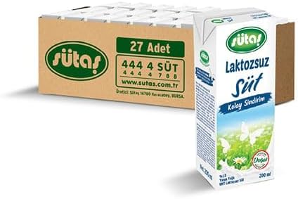 sütas Lactose Free Milk 200 ml (27 pieces)
