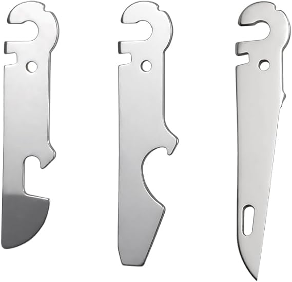 Roxon FT11 Build Your Own Multitool Accessories for Flex Multitool (3 Piece Set Including Bottle Opener + Slotted Screwdriver & Can Opener & Awl + Threader) Interchangeable Tools